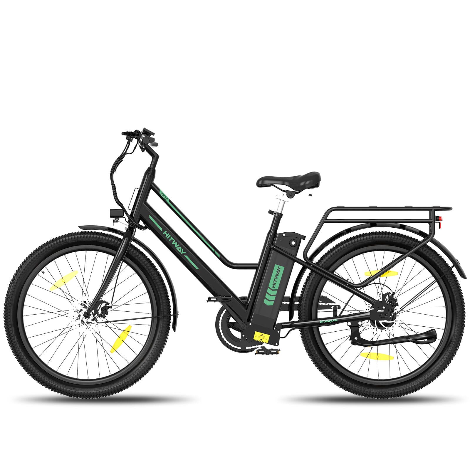 27,5ⳠVélo de ville électrique cadre bas 13Ah batterie amovible BK8S APP - XL