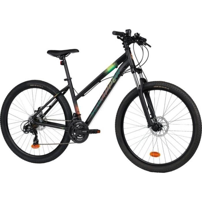 Vélo VTT 27.5 » Femme SCRAPPER EXALTA 3.1 – Cadre Aluminium – 21 Vitesses – Double freins à disque - Standard
