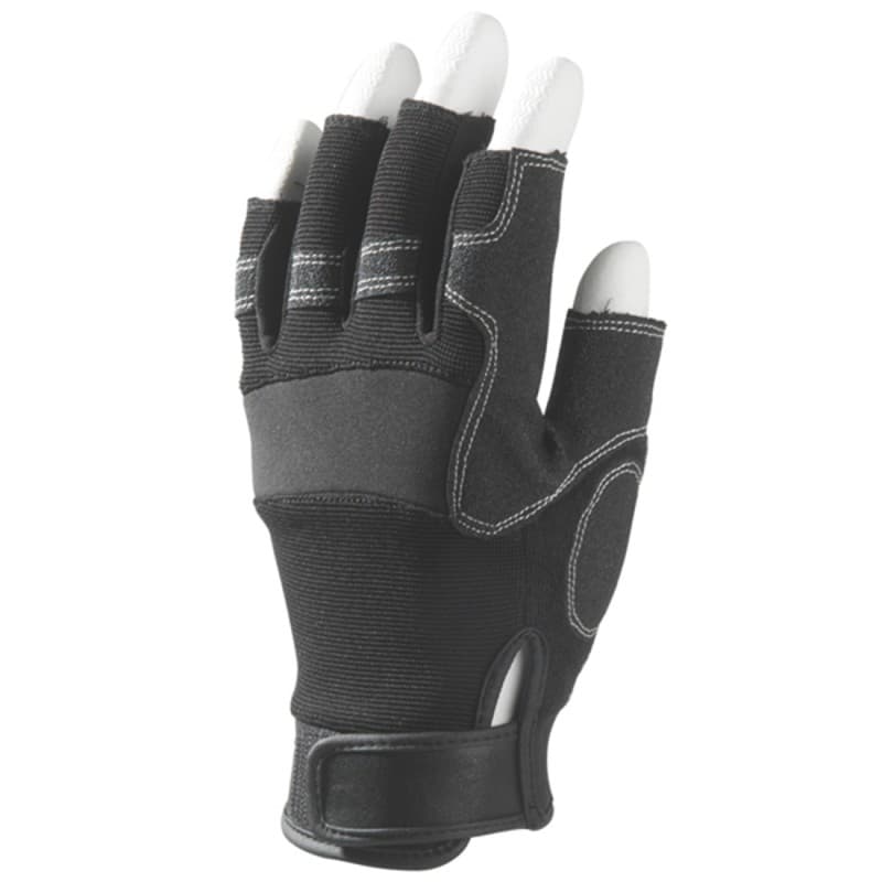 Coverguard - Mitaines de protection noire manutention avec paume renforcée EUROSTRONG 990 (Pack de 12) - 8 - Noir