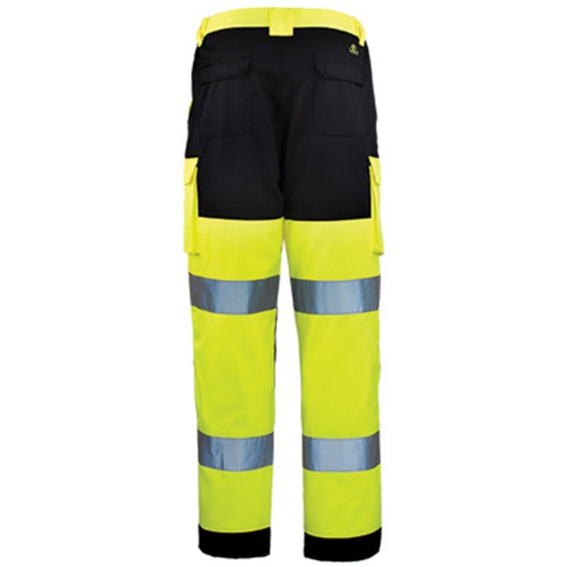 Coverguard - Pantalon de travail HV jaune bleu marine PATROL - L - Jaune / Bleu Marine