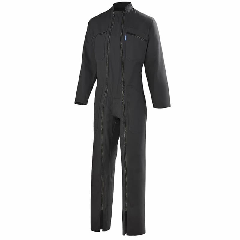 Cepovett - Combinaison de travail 2 Zip coton majoritaire Essentiels - XS - Bleu Bugatti