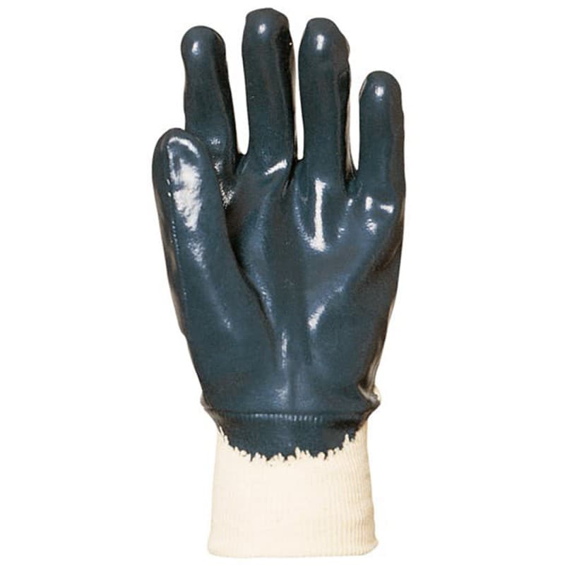 Coverguard - Gants manutention bleu enduit nitrile EUROSTRONG 9610 (Pack de 10) - 8 - Noir / Beige