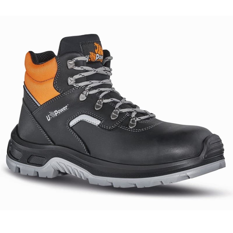 U-Power - Chaussures de sécurité hautes sans métal ASCEND - Environnements humides - S3 SRC - 38 - Noir