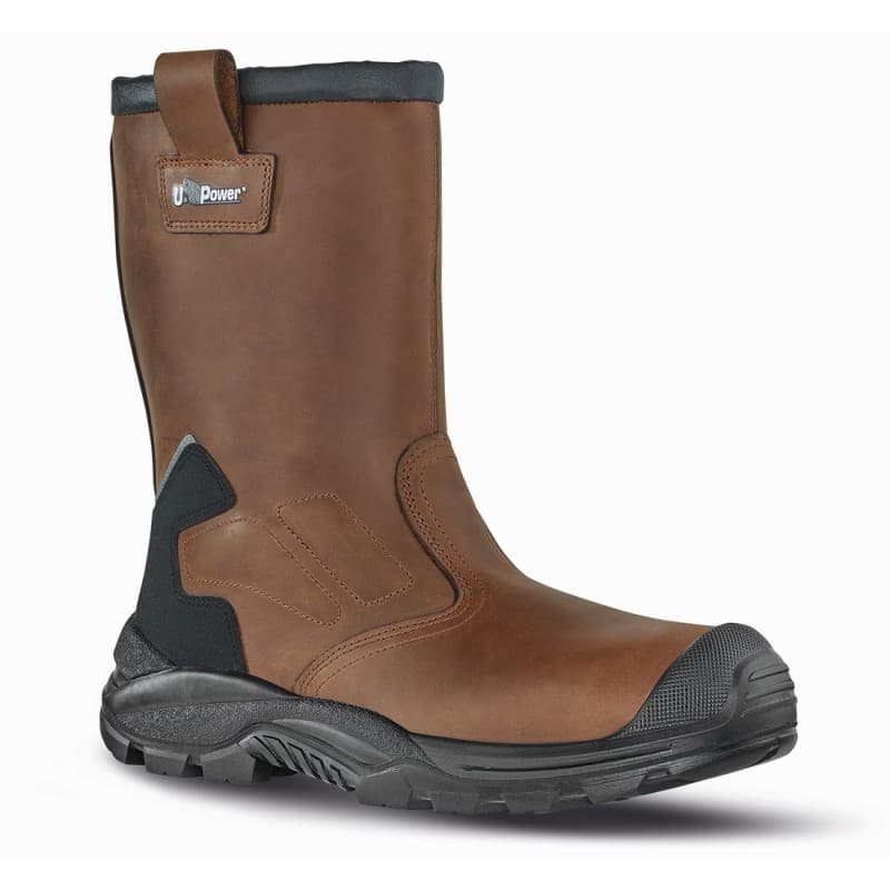 U-Power - Bottes de sécurité ALASKA UK - Environnements humides et froids - S3 CI SRC - 38 - Marron