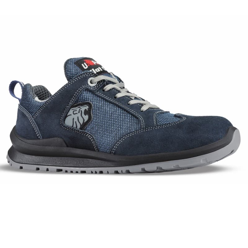 U-Power - Baskets de sécurité basses souples et légères COLIN - Environnements secs - S1P SRC - 35 - Bleu