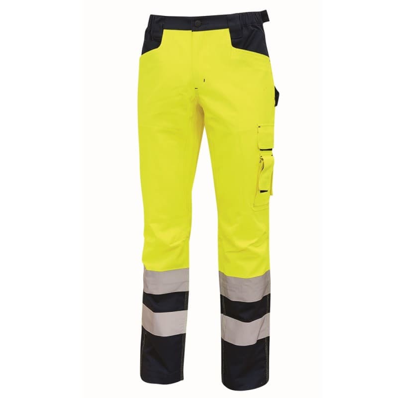 U-Power - Pantalon jaune haute visibilité LIGHT - S - Jaune