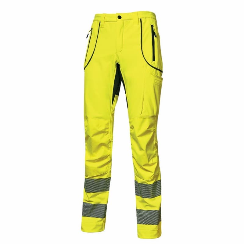 U-Power - Pantalon jaune haute visibilité Stretch REN - 38 - Jaune