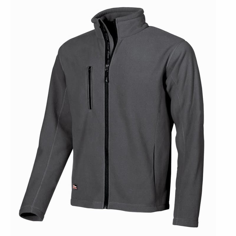 U-Power - Veste de travail zippée en polaire chaude grise foncée WARM - S - Gris Foncé
