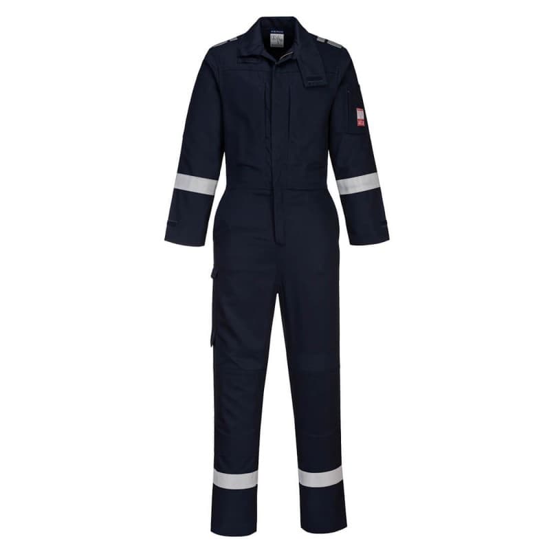 Portwest - Combinaison de travail anti feu légère BIZFLAME PLUS - L - Bleu Marine