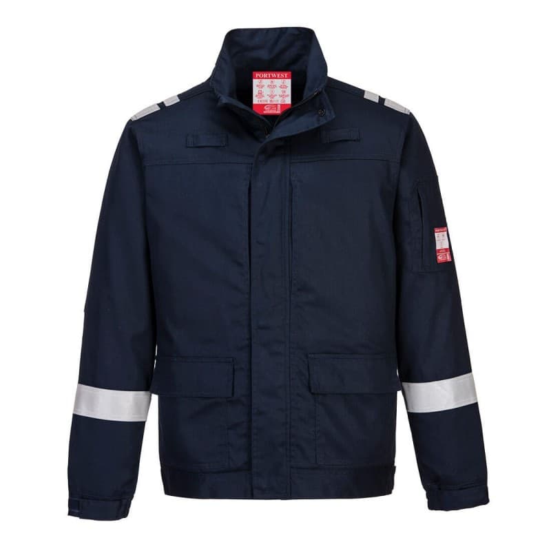 Portwest - Veste de travail anti-feu BIZFLAME PLUS - L - Bleu Marine