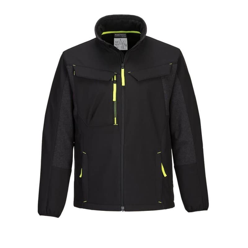 Portwest - Veste Softshell Eco hybrid 2 couches WX3 - L - Noir