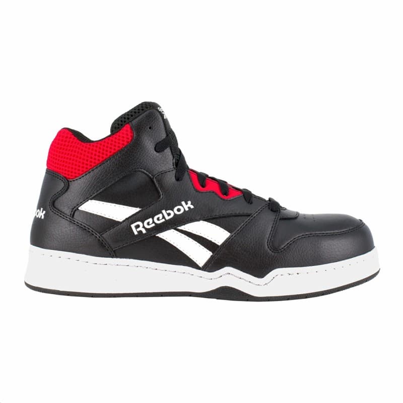 Reebok - Baskets de sécurité montantes noire et rouge WORK S3 SRC ESD - 37 - Noir / Rouge