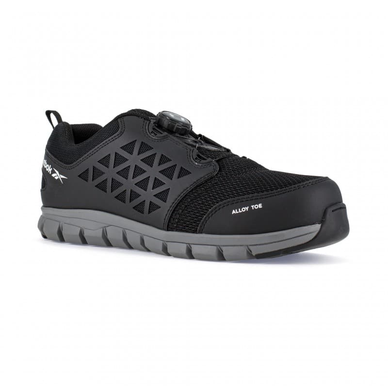 Reebok - Chaussures de sécurité basses noire embout aluminium et système de laçage UTURN S1P SRC - 36 - Noir