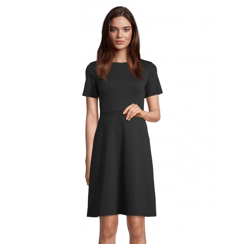 Neoblu - Robe midi manches courtes CAMILLE - 36 - Noir