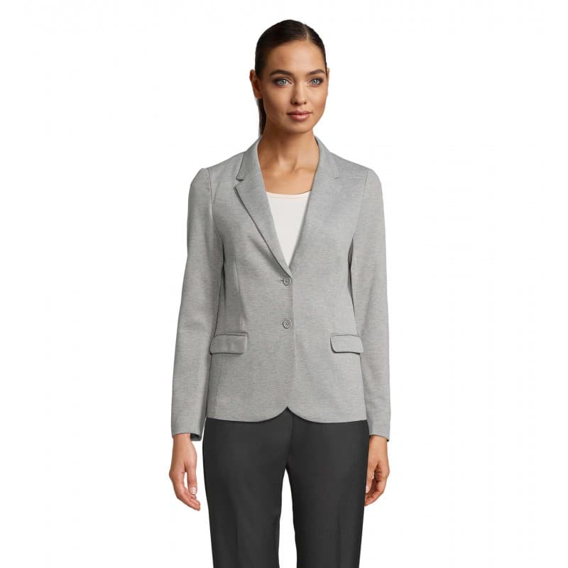 Neoblu - Blazer maille piquée femme MARCEL WOMEN - 36 - Gris Chiné