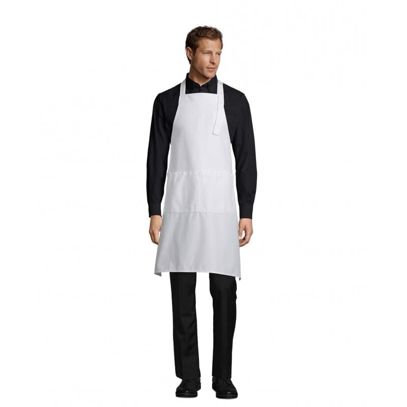 Sol's - Tablier long avec poches GALA - Unique - Blanc