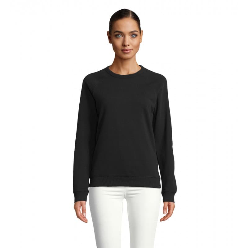 Neoblu - Sweat-shirt col rond french terry femme NELSON WOMEN - S - Noir