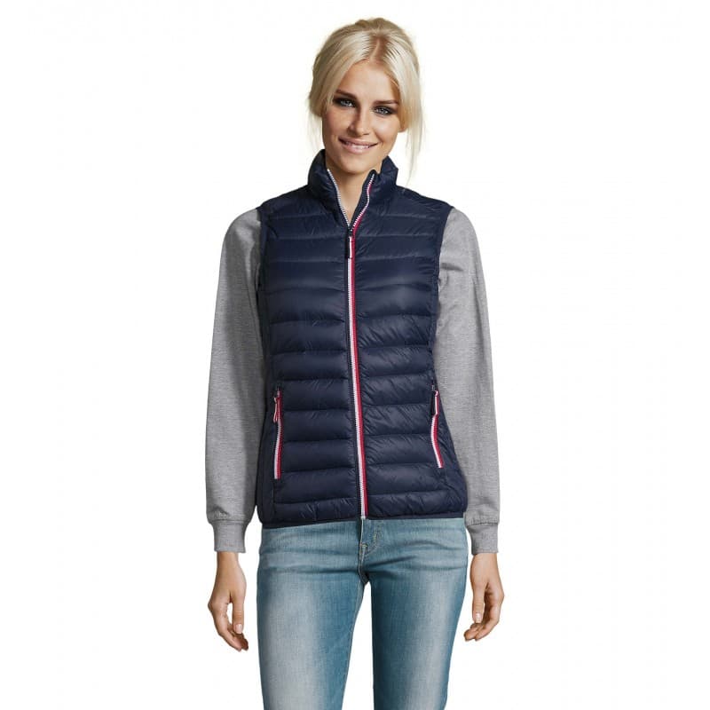 Sol's - Doudoune light sans manches femme VICTOIRE BW WOMEN - S - Bleu Marine