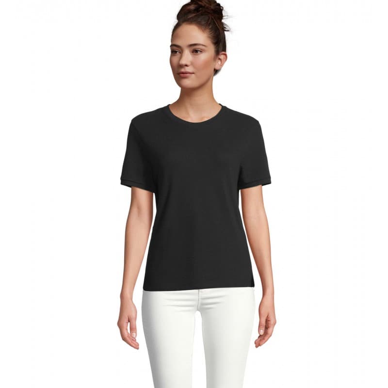 Neoblu - Tee-shirt en coton piqué unisexe LORIS - XS - Noir