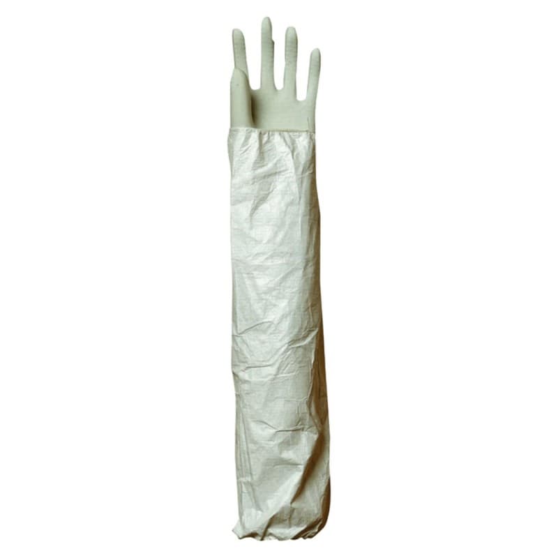 Coverguard - Manchettes jetables blanche avec gants PVC 50cm TYVEK(R) 500 (Pack de 100) - Unique - Blanc