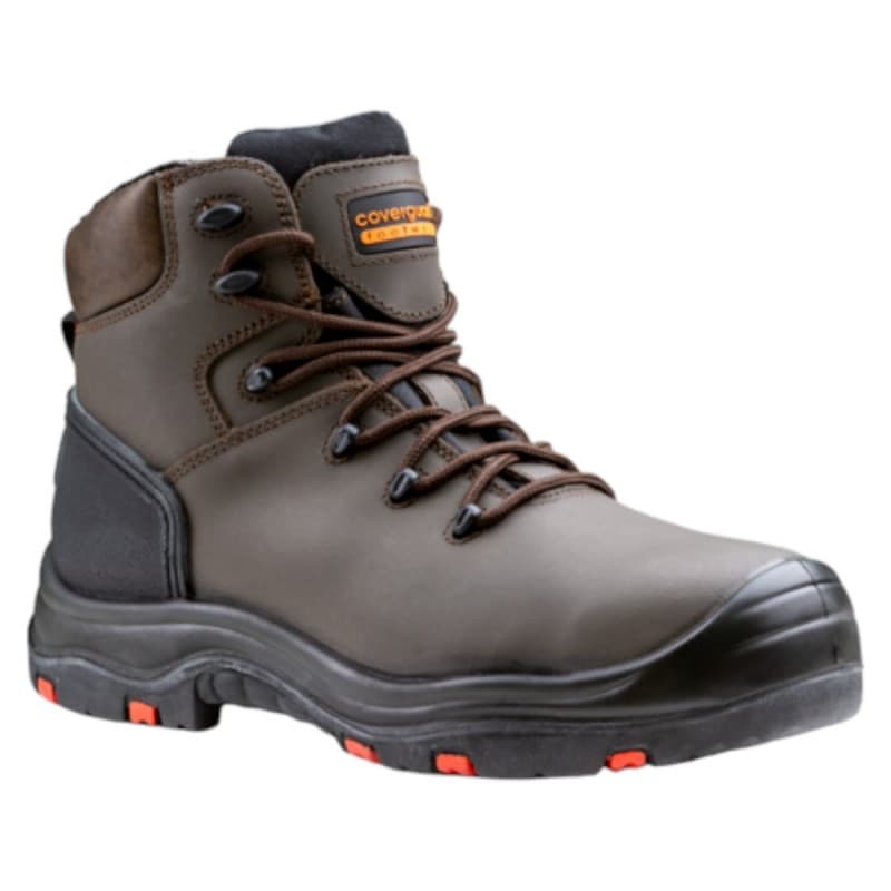 Coverguard - Chaussures de sécurité montantes en cuir marron TOPAZ EH S3 - 41 - Marron