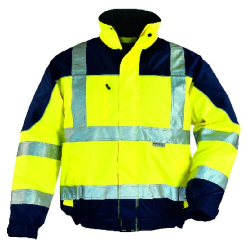 Coverguard - Blouson de travail haute visibilité AIRPORT jaune bleu marine - 2XL - Jaune