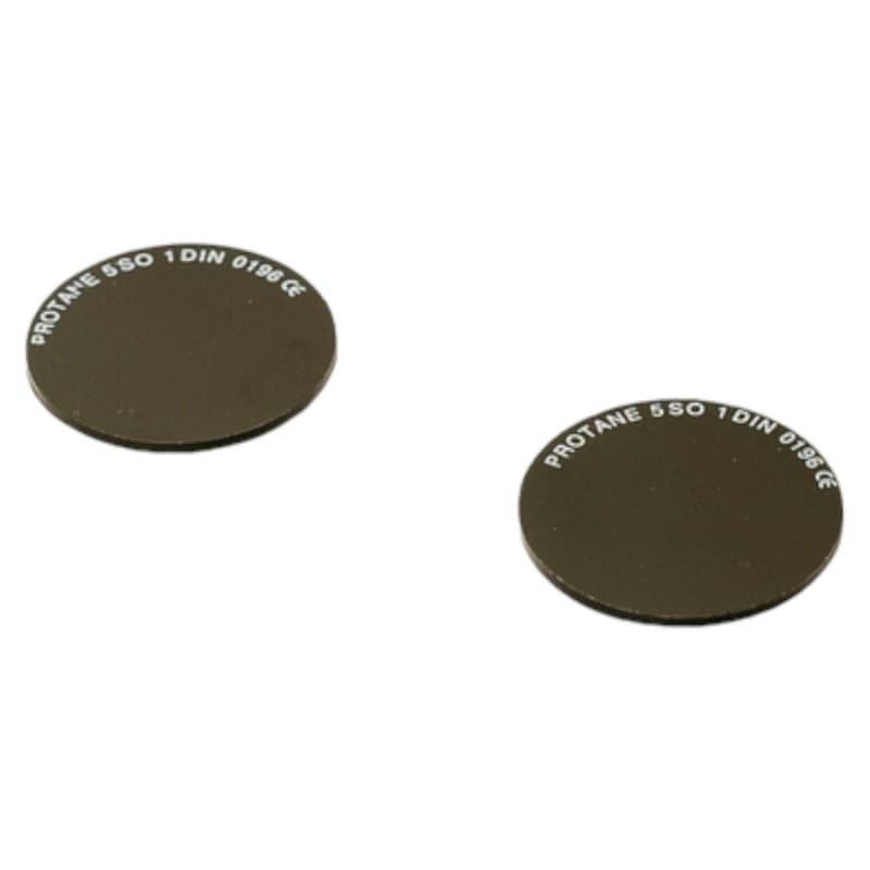 Coverguard - Verres de soudure WELDING GLASS pour lunettes REVLUX 2 et DUOLUX (Pack de 100) - Unique - Noir