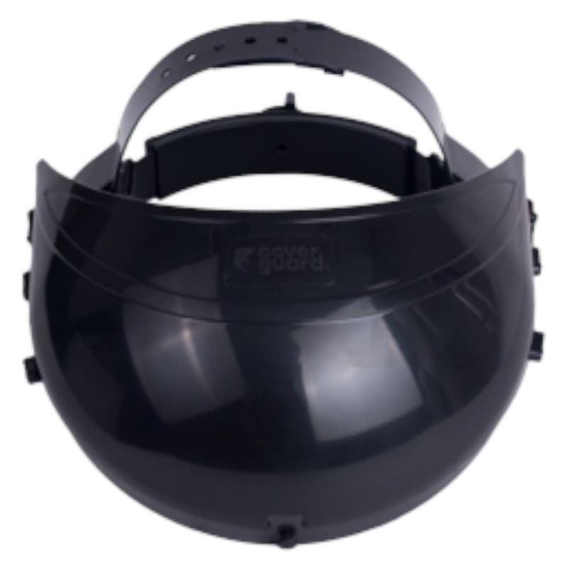 Coverguard - Porte visière relevable VISIFLEX HEAD GEAR noir - Unique - Noir