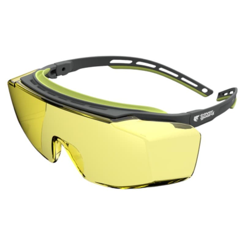 Coverguard - Sur lunettes en polycarbonate TIGER HIGH OTG jaune (Pack de 10) - Unique - Jaune