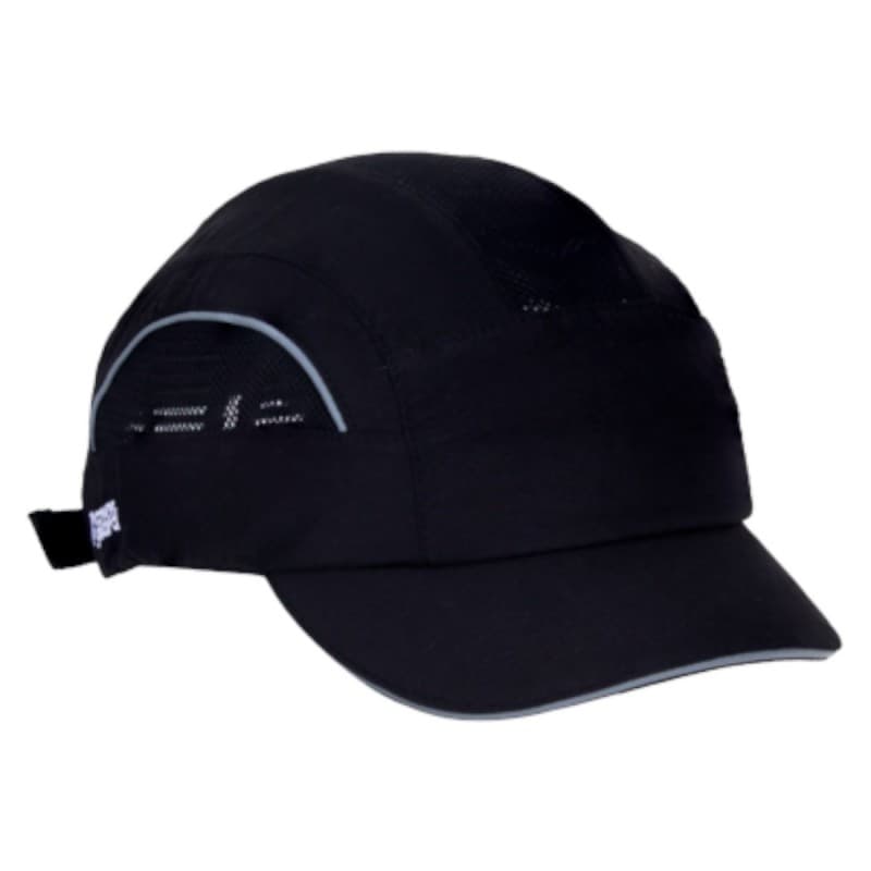Coverguard - Casquette anti-heurt avec visière moyenne STYLCAP BLACK noir - Unique - Noir