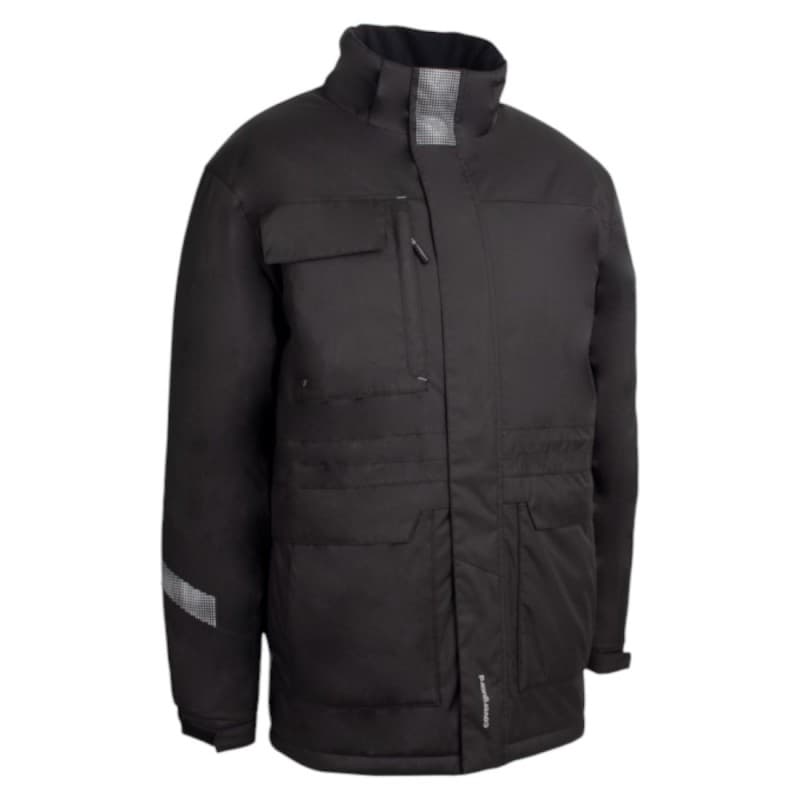Coverguard - Parka de travail chaude et matelassée TAPIR noir - L - Noir
