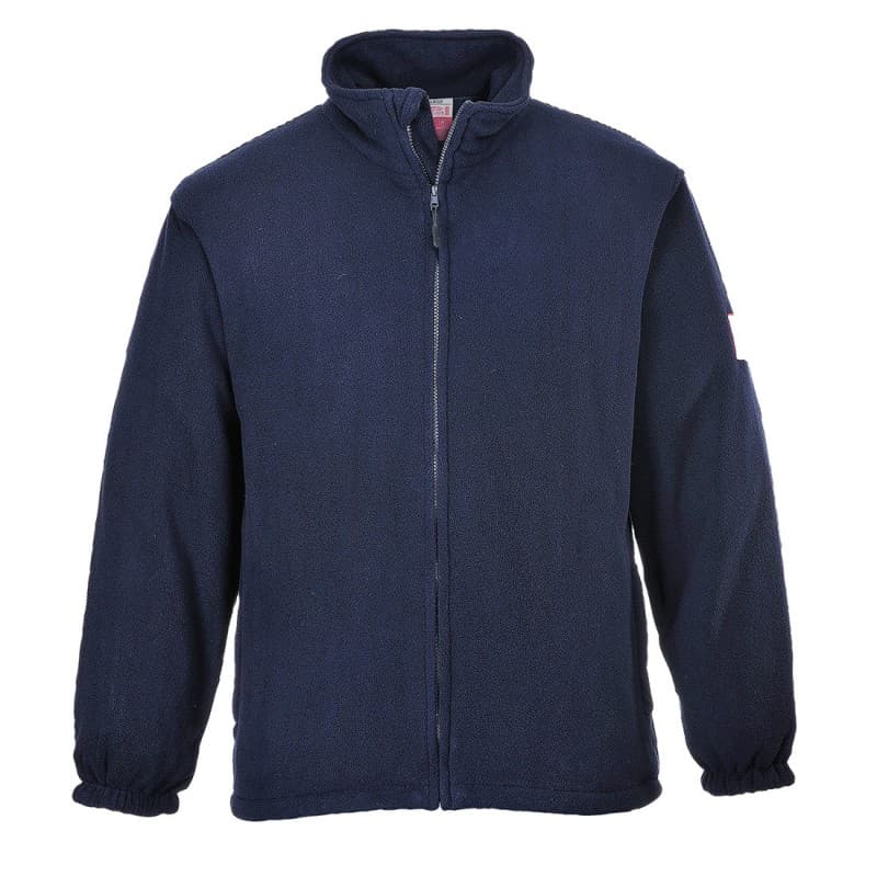Portwest - Veste polaire résistante à la flamme et antistatique en Modaflame - L - Bleu Marine