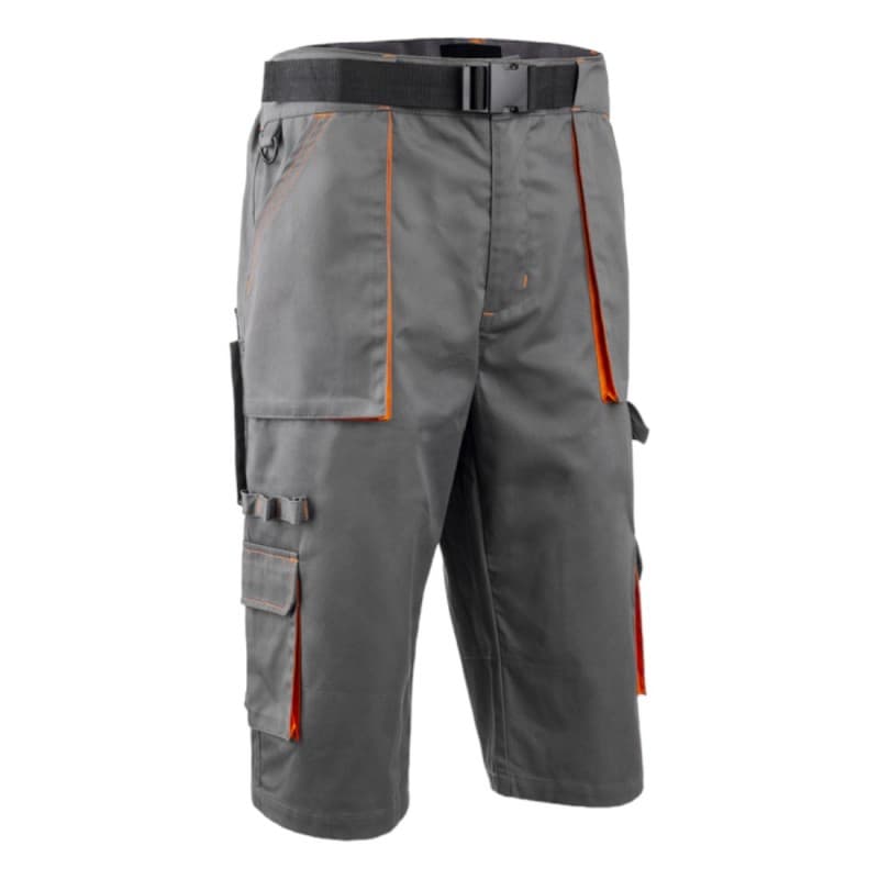 Coverguard - Bermuda de travail long NAVY PADDOCK II gris et orange - 3XL - Gris