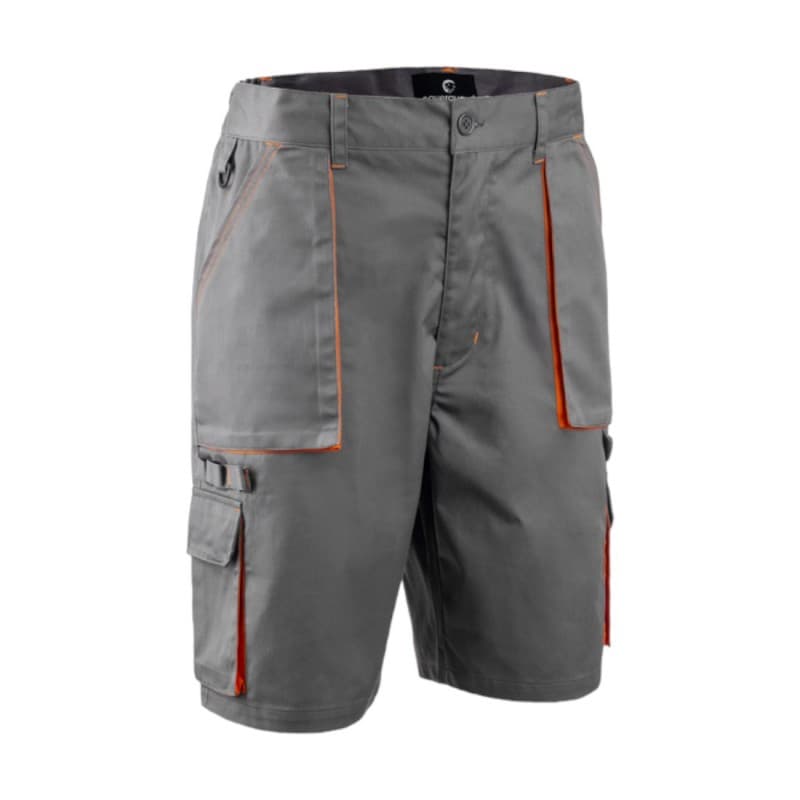 Coverguard - Bermuda de travail long NAVY PADDOCK II gris et orange - XL - Gris