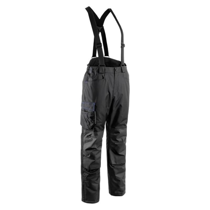 Coverguard - Pantalon de travail très chaud avec bretelles imperméable MARMOTTE noir - S - Noir