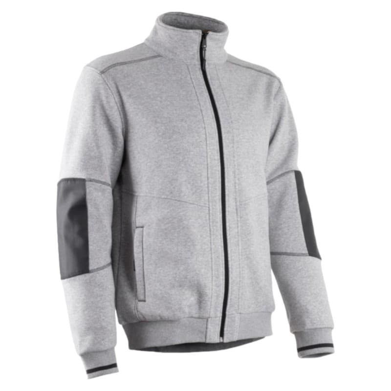 Coverguard - Veste de travail chaude molletonnée avec coudes renforcés KIJI gris chiné - M - Gris Chiné
