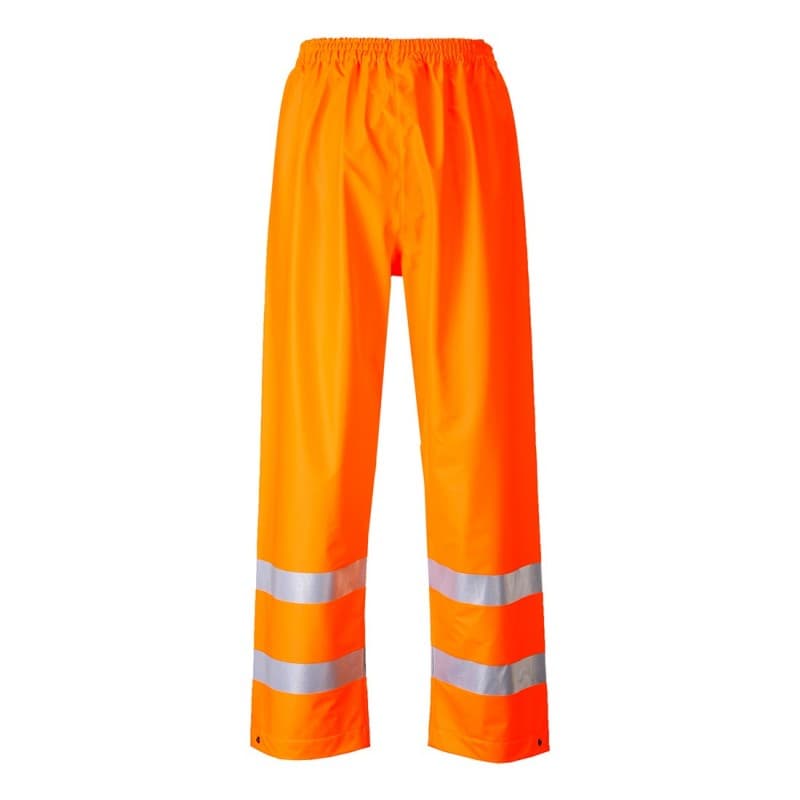 Portwest - Pantalon de pluie imperméable résistant à la flamme SEALTEX - L - Orange