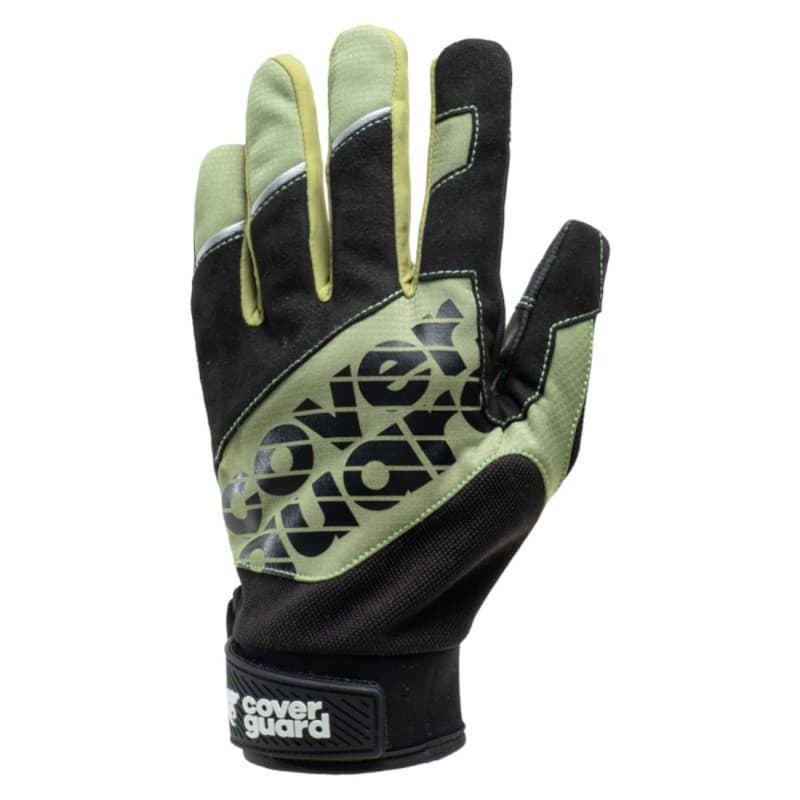 Coverguard - Gants de mécanicien avec paume en similicuir PU et fermeture velcro EUROLITE MX200 (Pack de 5) - 9 - Noir
