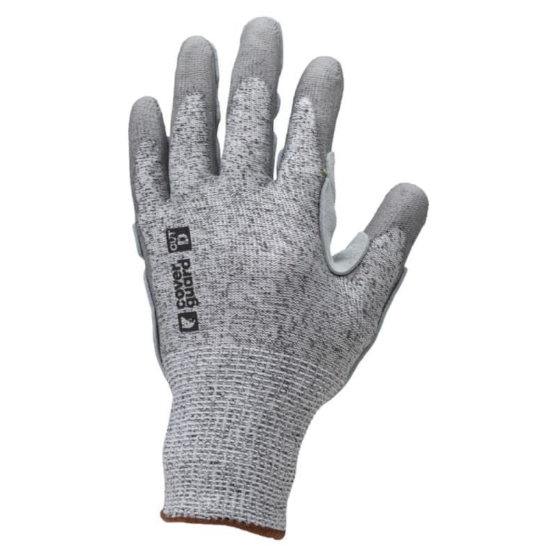 Coverguard - Gants anti-coupures enduit PU gris coupure D EUROCUT STRONG P110 (Pack de 10) - 9 - Gris Chiné