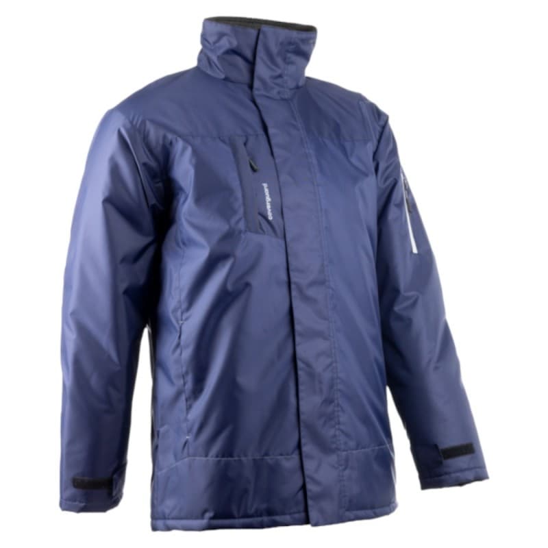 Coverguard - Parka de travail chaude enduite PU matelassée PANDA bleu marine - 3XL - Bleu Marine