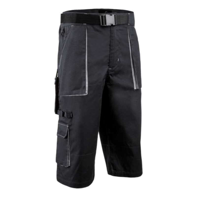 Coverguard - Bermuda de travail long NAVY PADDOCK II bleu marine gris - S - Bleu Marine / Gris