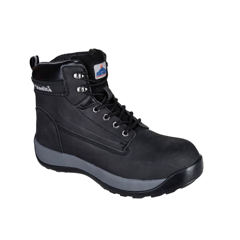Portwest - Chaussures de sécurité montantes en nubuck CONSTRUCTO S3 HRO - 39 - Noir