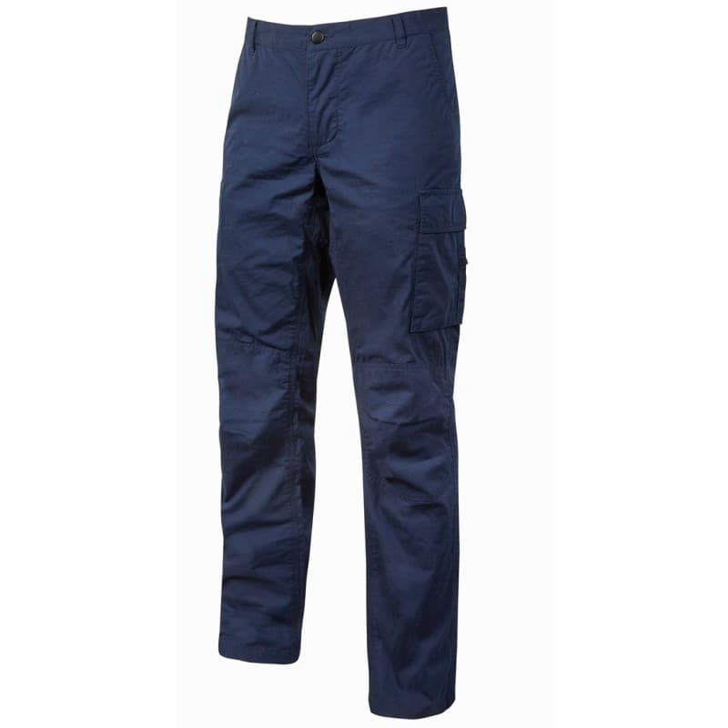 U-Power - Pantalon de travail bleu Stretch et Slim BALTIC - S - Bleu Foncé