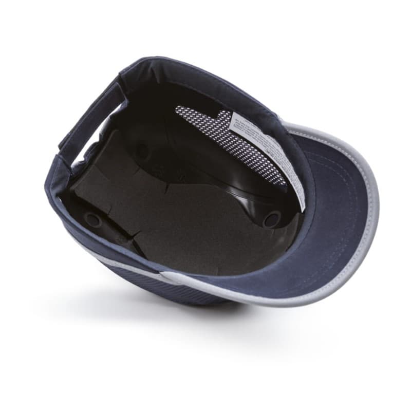 Coverguard - Casquettes de protection anti-heurts bleu marine aérées visière medium (Pack de 10) - Unique - Bleu Marine