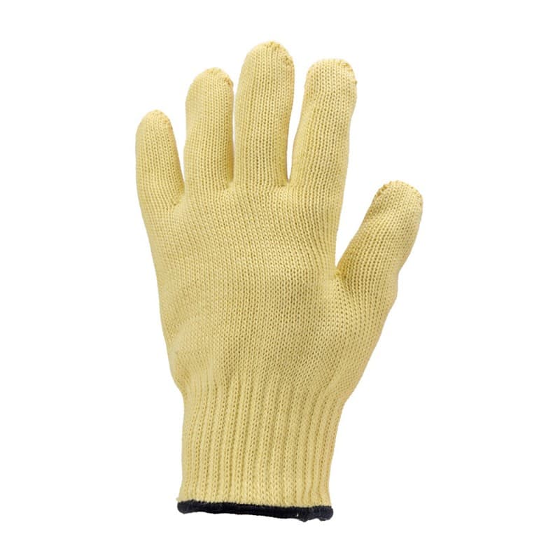 Coverguard - Gants jaune en kevlar lourd doublés en coton 27cm EUROHEAT 4655 (Pack de 5) - 10 - Jaune