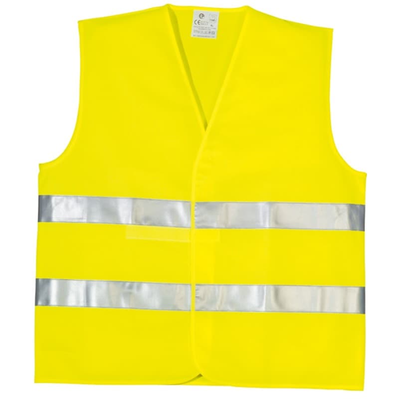 Coverguard - Gilet HV jaune double bandes baudrier rétro réfléchissantes YARD classe 2 (Pack de 50) - XL - Jaune
