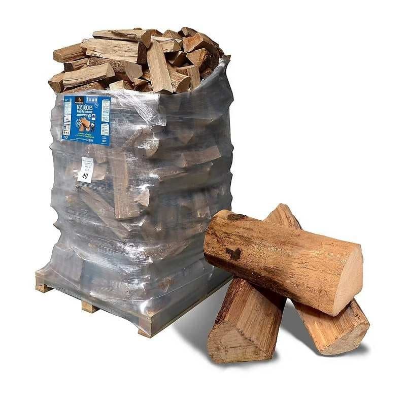 Bois de chauffage bĂ»che de 40 cm 2m3 / 2 m3 Woodstock - PrĂȘt Ă l'emploi