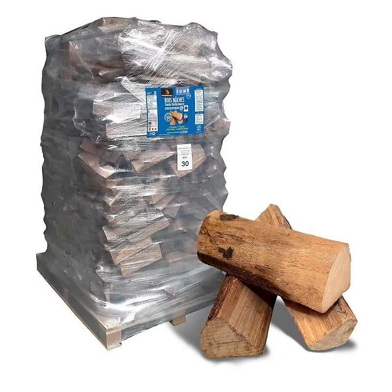 Bois de chauffage bĂ»che de bois 30 cm, 2.2 stĂšre / 2 m3 Woodstock - PrĂȘt Ă l'emploi