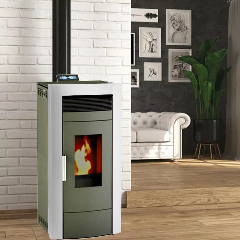 PoĂȘle Ă granulĂ©s hydro Baracuda Commo plus - 21 Kw - Beige