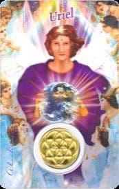 Carte Médaille Archange Uriel